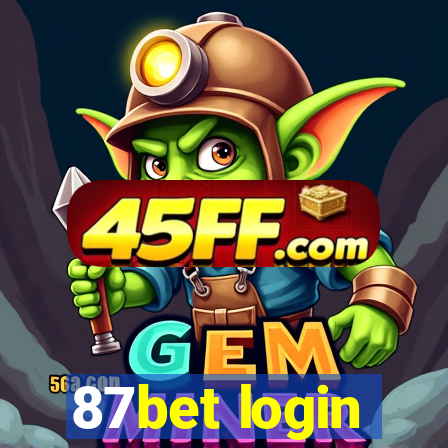 87bet login
